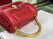 Forubags Bvlgari Serpenti Forever Matelasse Quilted Embossed Lambskin Red – 291071 – 19x15x6 cm - 2