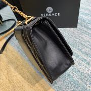 Forubags Versace Virtus Medusa Brown Embroidered Sheepskin Black – 2002– 24x9x16.5 cm - 6