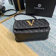 Forubags Versace Virtus Medusa Brown Embroidered Sheepskin Black – 2002– 24x9x16.5 cm - 4