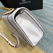 Forubags Versace Virtus Medusa Brown Embroidered Sheepskin White – 2002– 24x9x16.5 cm - 6