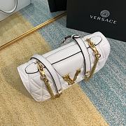 Forubags Versace Virtus Medusa Brown Embroidered Sheepskin White – 2002– 24x9x16.5 cm - 4