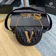 Versace Virtus Medusa Waist Bag Crossbody Black – 1002– 18x4x14 cm - 1