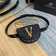 Versace Virtus Medusa Waist Bag Crossbody Black – 1002– 18x4x14 cm - 2