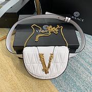 Versace Virtus Medusa Waist Bag Crossbody White – 1002– 18x4x14 cm - 1