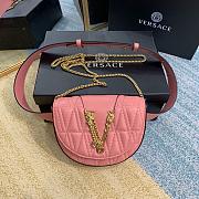 Versace Virtus Medusa Waist Bag Crossbody Pink – 1002– 18x4x14 cm - 1