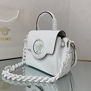 Versace Virtus Medusa Trumpet Handbag White – 1040 – 20x10x17 cm - 5