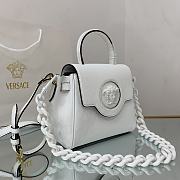 Versace Virtus Medusa Trumpet Handbag White – 1040 – 20x10x17 cm - 4
