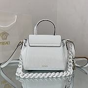 Versace Virtus Medusa Trumpet Handbag White – 1040 – 20x10x17 cm - 2