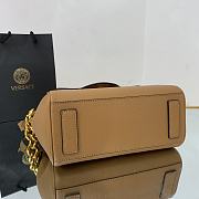 Versace Virtus Medusa Trumpet Handbag Brown – 1040 – 25x15x22 cm - 6