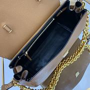 Versace Virtus Medusa Trumpet Handbag Brown – 1040 – 35x14x25 cm - 3
