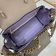 Versace Virtus Medusa Trumpet Handbag Grey – 1039 – 25x15x22 cm - 2