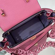 Versace Virtus Medusa Trumpet Handbag Pink – 1040 – 20x10x17 cm - 2