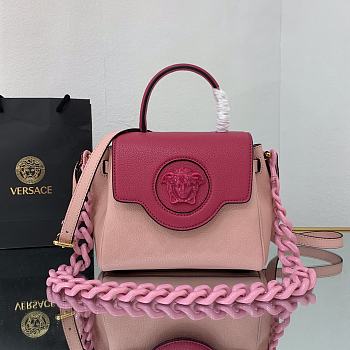 Versace Virtus Medusa Trumpet Handbag Light/Deep Pink – 1040 – 20x10x17 cm