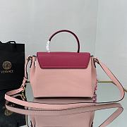 Versace Virtus Medusa Trumpet Handbag Light/Deep Pink – 1039 – 25x15x22 cm - 4