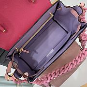 Versace Virtus Medusa Trumpet Handbag Light/Deep Pink – 1039 – 25x15x22 cm - 6