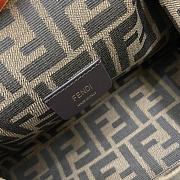 Fendi First Small Dark Brown Python Leather Bag – 8BP129 – 26×18×9.5 cm - 6