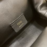 Fendi First Small Black Mink Leather Bag – 8BP129 – 26×18×9.5 cm - 2