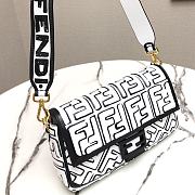 Fendi Mini Baguette Chain Sketching Nappa Leather Bag – 337 – 26x13x6 cm - 2