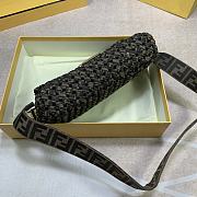 Fendi Baguette Old Flower Hollow Weaving Craft – 2023 - 26x15x6 cm - 5