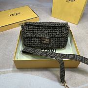 Fendi Baguette Old Flower Hollow Weaving Craft – 2023 - 26x15x6 cm - 3