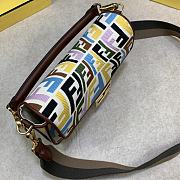 Fendi Baguette Multicolor Embroidered Canvas Bag – 8BR600 - 26x15x6 cm - 2