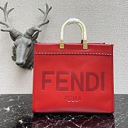 Fendi Medium Sunshine Tote Bag Red - 8BH386 – 36x17x31 cm - 1