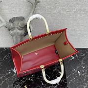 Fendi Medium Sunshine Tote Bag Red - 8BH386 – 36x17x31 cm - 5