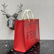 Fendi Medium Sunshine Tote Bag Red - 8BH386 – 36x17x31 cm - 2