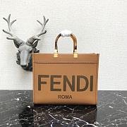 Fendi Medium Sunshine Tote Bag Brown - 8BH386 – 36x17x31 cm - 1