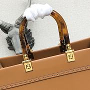 Fendi Medium Sunshine Tote Bag Brown - 8BH386 – 36x17x31 cm - 2