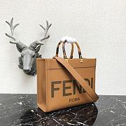 Fendi Medium Sunshine Tote Bag Brown - 8BH386 – 36x17x31 cm - 6