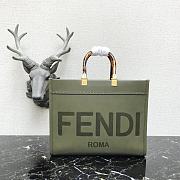 Fendi Medium Sunshine Tote Bag Green - 8BH386 – 36x17x31 cm - 1