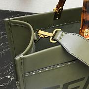 Fendi Medium Sunshine Tote Bag Green - 8BH386 – 36x17x31 cm - 6