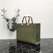 Fendi Medium Sunshine Tote Bag Green - 8BH386 – 36x17x31 cm - 2