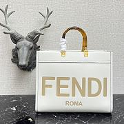 Fendi Medium Sunshine Tote Bag White - 8BH386 – 36x17x31 cm - 1