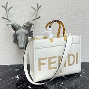 Fendi Medium Sunshine Tote Bag White - 8BH386 – 36x17x31 cm - 6