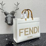 Fendi Medium Sunshine Tote Bag White - 8BH386 – 36x17x31 cm - 3