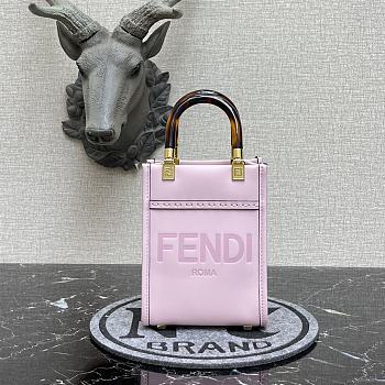 Fendi Mini Sunshine Tote Bag Deep Pink - 8BS051 – 13x18x6.5 cm