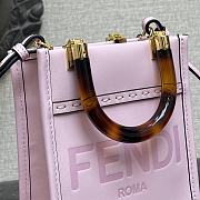 Fendi Mini Sunshine Tote Bag Deep Pink - 8BS051 – 13x18x6.5 cm - 6