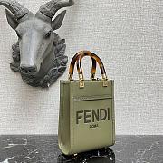 Fendi Mini Sunshine Tote Bag Green - 8BS051 – 13x18x6.5 cm - 5