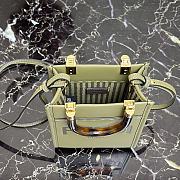 Fendi Mini Sunshine Tote Bag Green - 8BS051 – 13x18x6.5 cm - 4