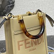 Fendi Mini Sunshine Tote Bag Beige - 8BS051 – 13x18x6.5 cm - 5