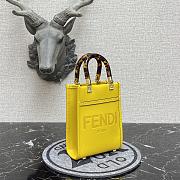 Fendi Mini Sunshine Tote Bag Yellow - 8BS051 – 13x18x6.5 cm - 2