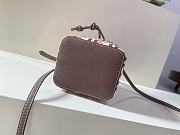 Fendi Classic FF Embossed Mon Trésor Bucket bag Bucket Bag Tender Berry Pink Calfskin  – 183M65 – 18x12x10 cm - 3