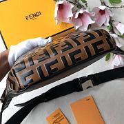 Fendi Belt Bag Brown Leather – 7VA434 - 30x17x8 cm - 3