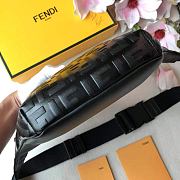 Fendi Belt Bag Black Leather – 7VA434 - 30x17x8 cm - 2