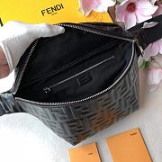 Fendi Belt Bag Black Leather – 7VA434 - 30x17x8 cm - 4