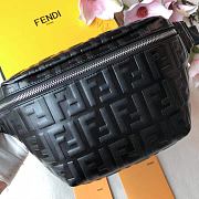 Fendi Belt Bag Black Leather – 7VA434 - 30x17x8 cm - 5