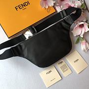 Fendi Belt Bag Fendi Logo Black Leather – 7VA434 - 30x17x8 cm - 2