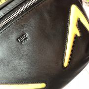 Fendi Belt Bag Fendi Logo Black Leather – 7VA434 - 30x17x8 cm - 6